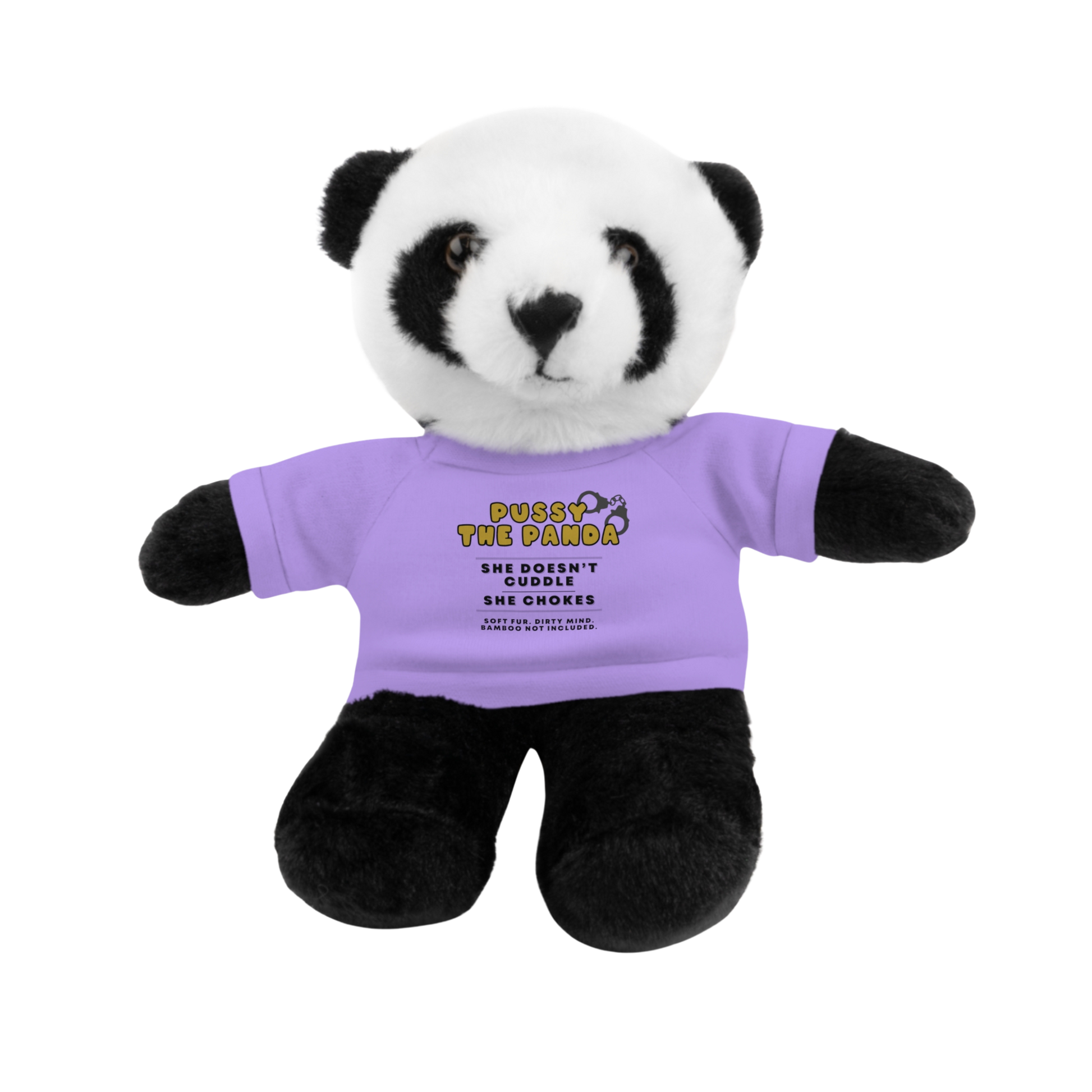 8 inch naughty panda plushie for adults from Unruly Style