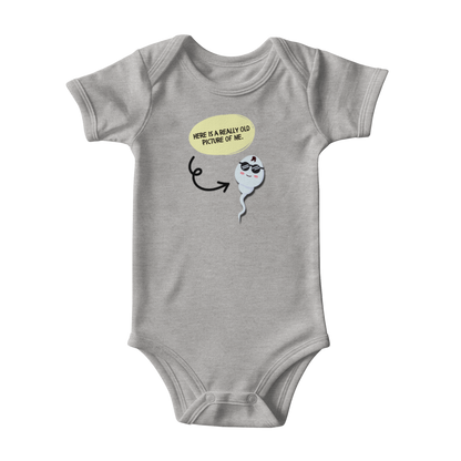 Brutally honest baby shower gift sperm joke outfit