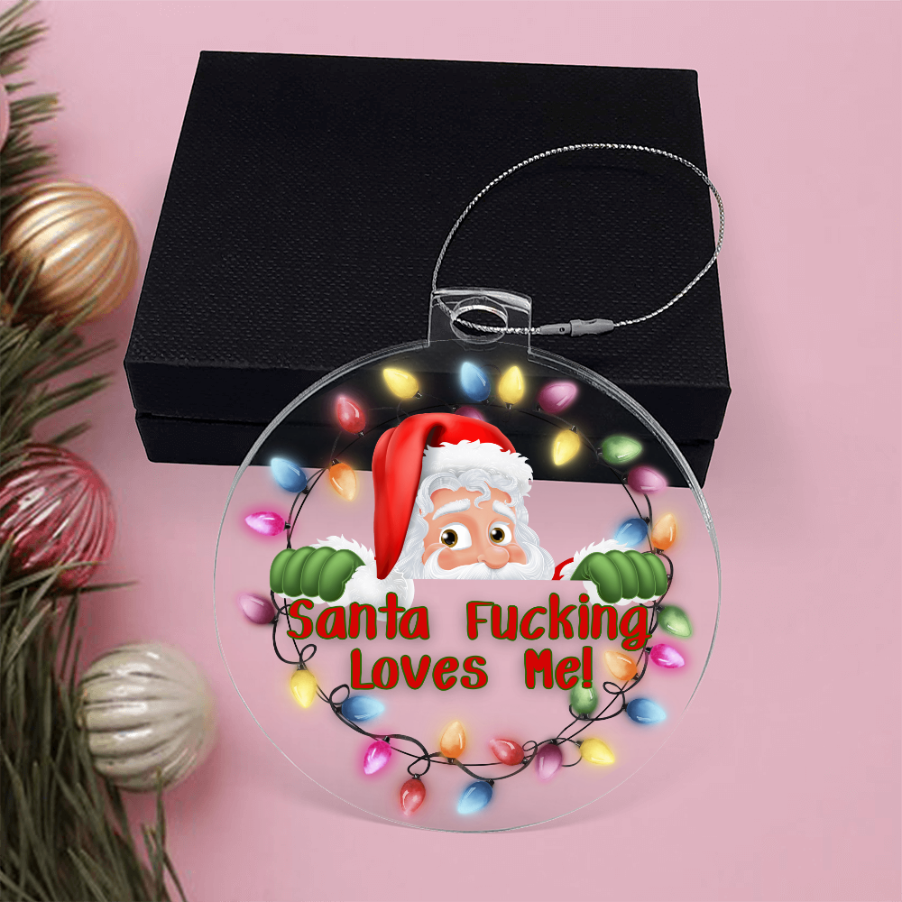 Offensive Christmas tree ornament sarcastic décor