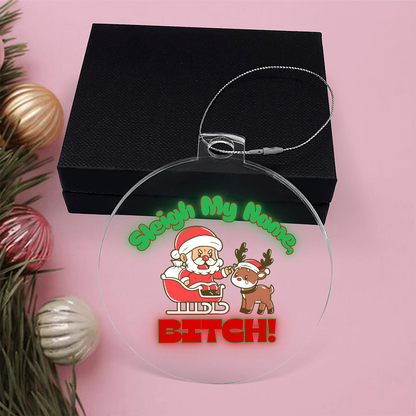 Offensive Christmas tree decoration for inappropriate humor lovers