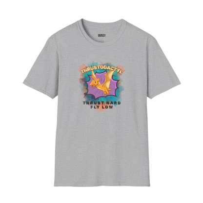 Naughty dinosaur graphic tee for adult party wear