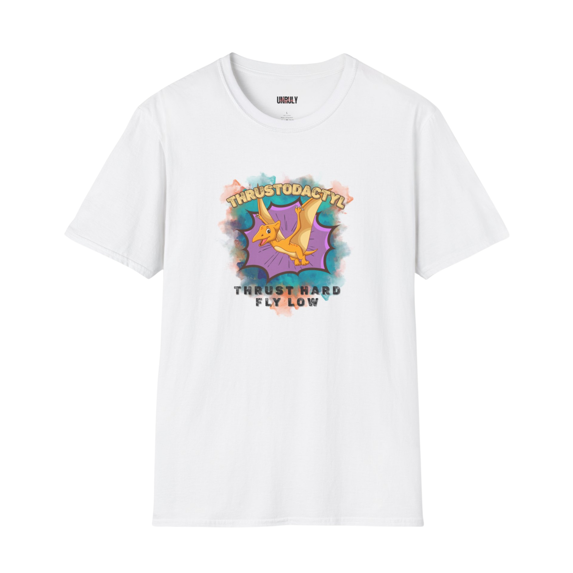 Raunchy adult humor dinosaur t-shirt Unruly Style