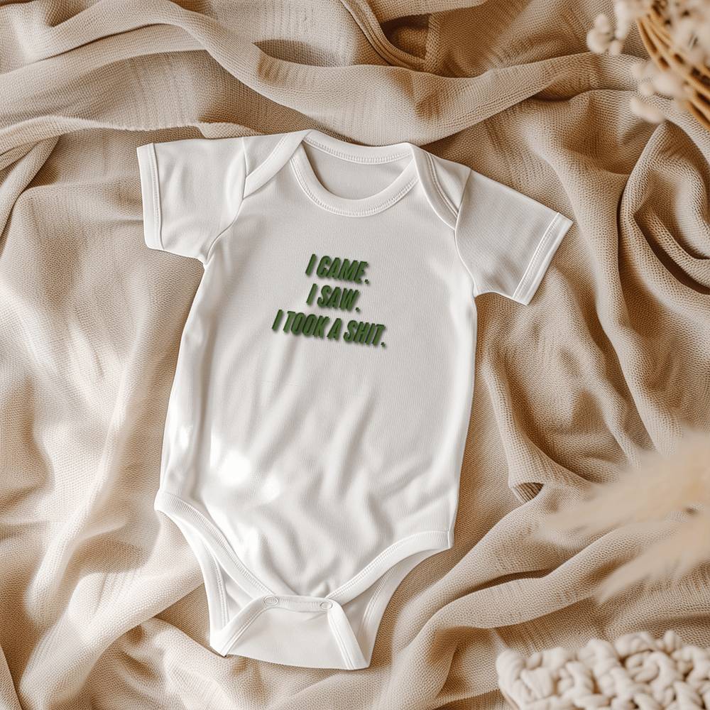 I Took A Shit – Tiny Threads Baby Bodysuit