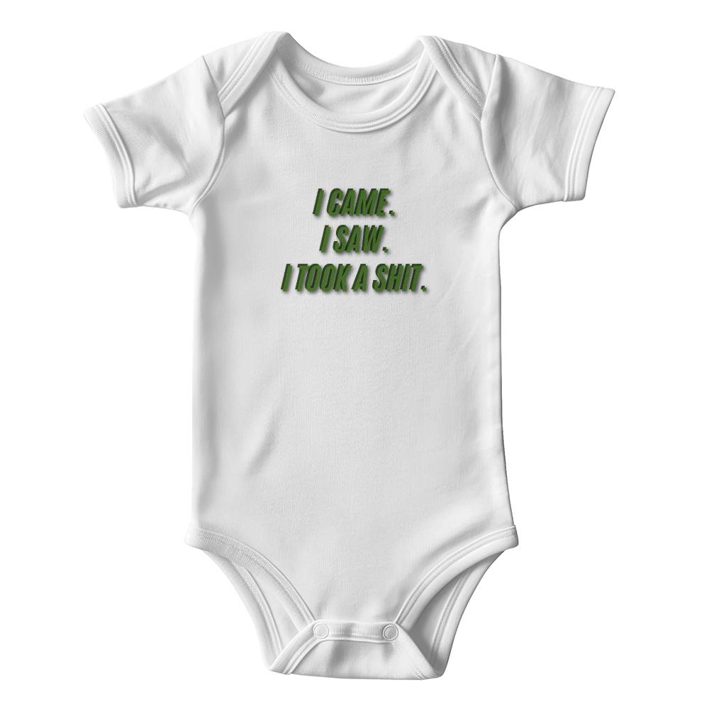 I Took A Shit – Tiny Threads Baby Bodysuit