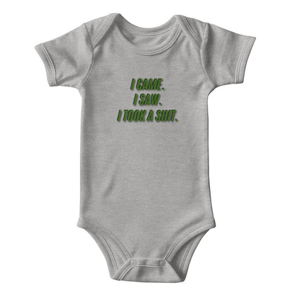 I Took A Shit – Tiny Threads Baby Bodysuit